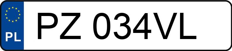 Numer rejestracyjny PZ 034VL posiada LAND ROVER RANGE ROVER - PZ034VL