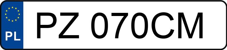 Numer rejestracyjny PZ 070CM posiada CITROEN C3 - PZ070CM Numer rejestracyjny PZ 070CM posiada CITROEN C3 - PZ070CM