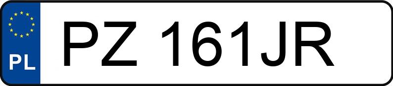 Numer rejestracyjny PZ 161JR posiada RENAULT KANGOO - PZ161JR