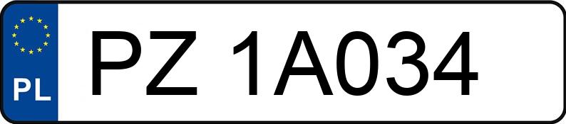 Numer rejestracyjny PZ 1A034 posiada VOLKSWAGEN Touran NF 1.8 TSI MR`16 E6 Highline DSG - PZ1A034