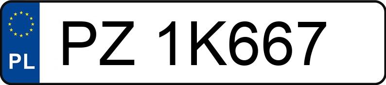 Numer rejestracyjny PZ 1K667 posiada AUDI A3 2.0 TDi Kat. MR`04 E3 8P Ambiente - PZ1K667 Numer rejestracyjny PZ 1K667 posiada AUDI A3 2.0 TDi Kat. MR`04 E3 8P Ambiente - PZ1K667