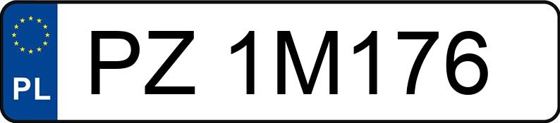 Numer rejestracyjny PZ 1M176 posiada MINI COOPER S - PZ1M176 Numer rejestracyjny PZ 1M176 posiada MINI COOPER S - PZ1M176