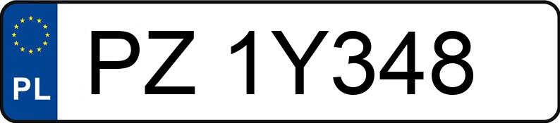 Numer rejestracyjny PZ 1Y348 posiada OPEL ASTRA - PZ1Y348