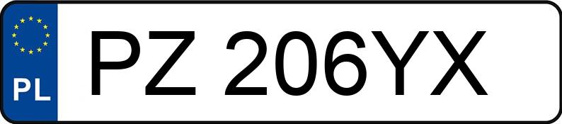 Numer rejestracyjny PZ 206YX posiada MERCEDES-BENZ E 200 KOMPRESSOR - PZ206YX Numer rejestracyjny PZ 206YX posiada MERCEDES-BENZ E 200 KOMPRESSOR - PZ206YX