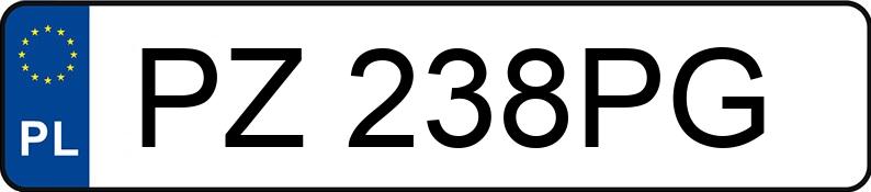 Numer rejestracyjny PZ 238PG posiada AUDI A3 - PZ238PG Numer rejestracyjny PZ 238PG posiada AUDI A3 - PZ238PG