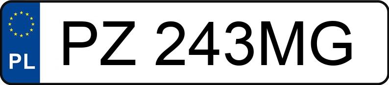 Numer rejestracyjny PZ 243MG posiada WIELTON NW-3 - PZ243MG Numer rejestracyjny PZ 243MG posiada WIELTON NW-3 - PZ243MG