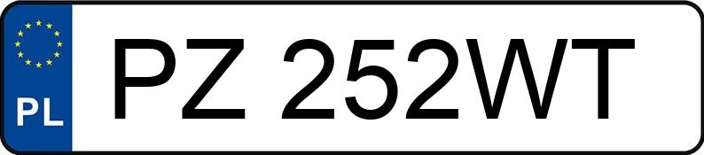 Numer rejestracyjny PZ 252WT posiada DACIA DUSTER - PZ252WT Numer rejestracyjny PZ 252WT posiada DACIA DUSTER - PZ252WT