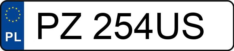 Numer rejestracyjny PZ 254US posiada OPEL CORSA - PZ254US