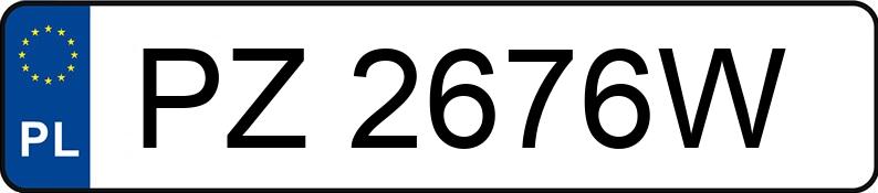 Numer rejestracyjny PZ 2676W posiada RENAULT MASTER - PZ2676W