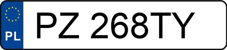 Numer rejestracyjny PZ 268TY posiada BMW 318i Kat. MR`01 E3 E46 318i Kat. MR`01 E3 E46 - PZ268TY