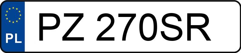 Numer rejestracyjny PZ 270SR posiada DACIA Duster MR`18 E6 Essential - PZ270SR Numer rejestracyjny PZ 270SR posiada DACIA Duster MR`18 E6 Essential - PZ270SR