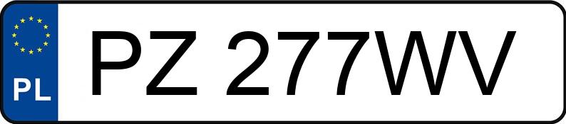 Numer rejestracyjny PZ 277WV posiada MERCEDES-BENZ E 220 CDI - PZ277WV