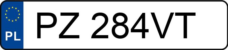 Numer rejestracyjny PZ 284VT posiada TOYOTA AURIS - PZ284VT