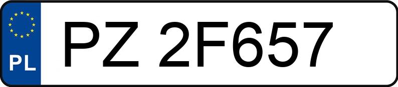 Numer rejestracyjny PZ 2F657 posiada MERCEDES-BENZ E 350 D - PZ2F657