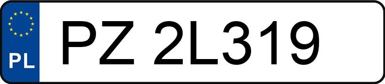 Pirat drogowy w pojeździe o numerach rejestracyjnych PZ2L319 Pirat drogowy w pojeździe o numerach rejestracyjnych PZ2L319