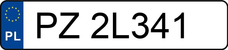 Numer rejestracyjny PZ 2L341 posiada MERCEDES-BENZ ACTROS 963-4-A - PZ2L341