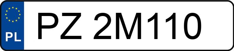 Die Registrierungsnummer PZ 2M110 hat OPEL Corsa B 1.4i Kat. MR`93 City - PZ2M110