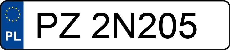 Numer rejestracyjny PZ 2N205 posiada MERCEDES-BENZ ACTROS 963-4-A - PZ2N205