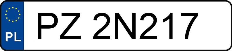 Numer rejestracyjny PZ 2N217 posiada MERCEDES-BENZ ACTROS 963-4-A - PZ2N217