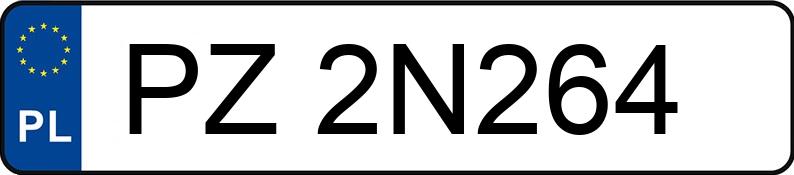 Numer rejestracyjny PZ 2N264 posiada SCANIA S450 N323 - PZ2N264