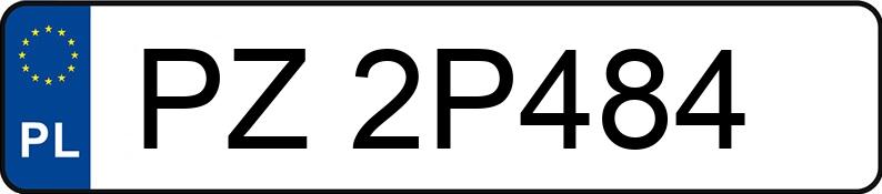 Numer rejestracyjny PZ 2P484 posiada OPEL Astra 1.8i Kat. MR`95 Astra 1.8i Kat. MR`95 - PZ2P484