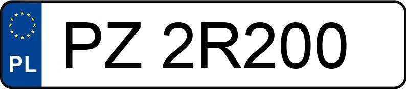 Numer rejestracyjny PZ 2R200 posiada PEUGEOT 207 1.6 MR`09 E4 Platinum 150 - PZ2R200 Numer rejestracyjny PZ 2R200 posiada PEUGEOT 207 1.6 MR`09 E4 Platinum 150 - PZ2R200