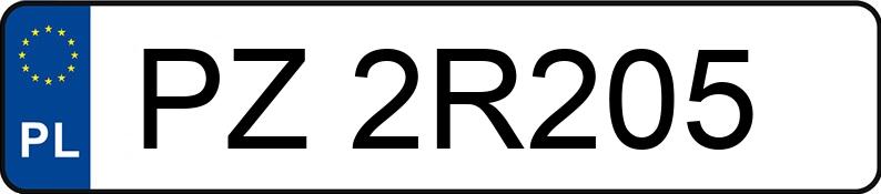 Numer rejestracyjny PZ 2R205 posiada BMW 320 Touring Diesel MR`16 E6 F31 xDrive - PZ2R205