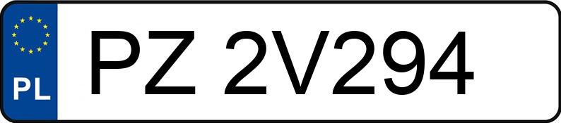 Numer rejestracyjny PZ 2V294 posiada MERCEDES-BENZ ACTROS 963-4-A - PZ2V294