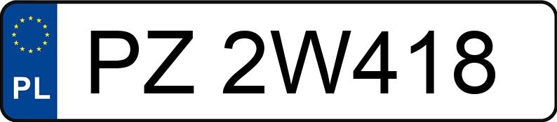 Numer rejestracyjny PZ 2W418 posiada SKODA Superb II 1.9 TDI MR`08 E4 Comfort - PZ2W418
