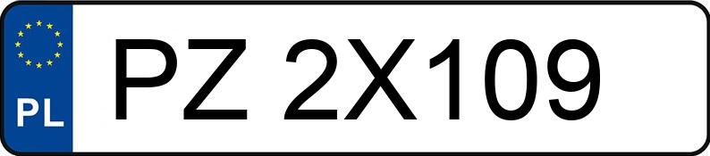 Numer rejestracyjny PZ 2X109 posiada VOLKSWAGEN Golf V 1.6 MR`03 E4 Sportline - PZ2X109 Numer rejestracyjny PZ 2X109 posiada VOLKSWAGEN Golf V 1.6 MR`03 E4 Sportline - PZ2X109