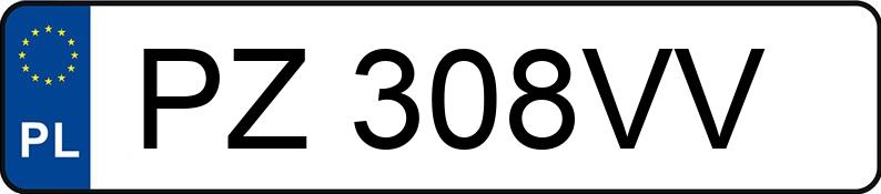 Numer rejestracyjny PZ 308VV posiada BMW 320D - PZ308VV