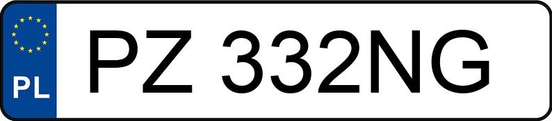 Numer rejestracyjny PZ 332NG posiada MERCEDES-BENZ E 320 - PZ332NG
