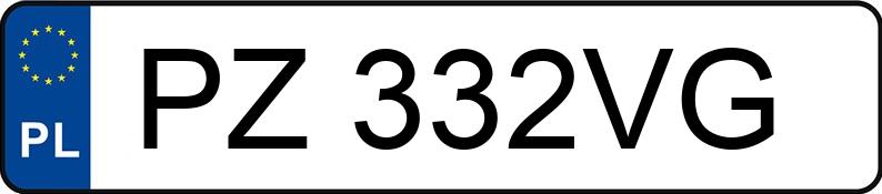 Numer rejestracyjny PZ 332VG posiada NISSAN JUKE - PZ332VG