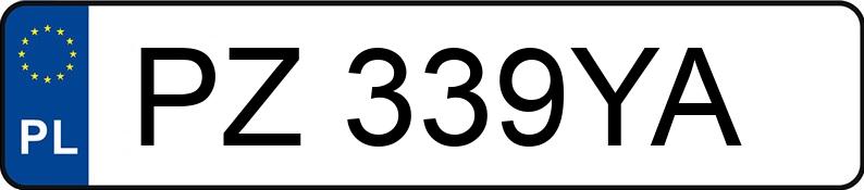 Numer rejestracyjny PZ 339YA posiada FORD KA - PZ339YA