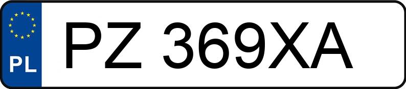 Numer rejestracyjny PZ 369XA posiada DODGE AVENGER - PZ369XA Numer rejestracyjny PZ 369XA posiada DODGE AVENGER - PZ369XA