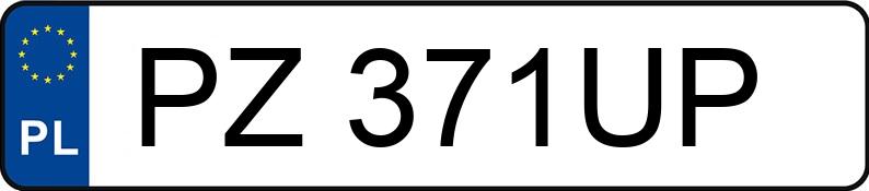 Numer rejestracyjny PZ 371UP posiada OPEL ZAFIRA TOURER - PZ371UP