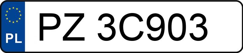 Numer rejestracyjny PZ 3C903 posiada AUDI A4 Avant 1.9 TDi Kat. MR`99 B5 A4 Avant 1.9 TDi Kat. MR`99 B5 - PZ3C903