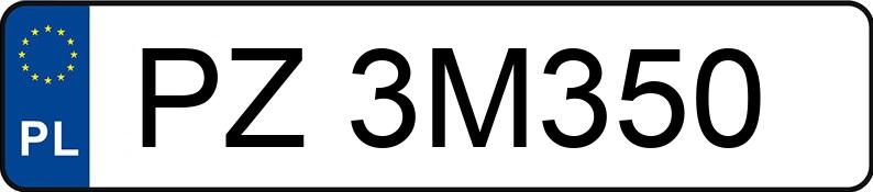 Numer rejestracyjny PZ 3M350 posiada HONDA CIVIC - PZ3M350 Numer rejestracyjny PZ 3M350 posiada HONDA CIVIC - PZ3M350