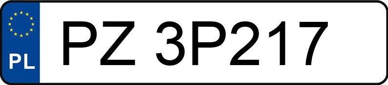 Numer rejestracyjny PZ 3P217 posiada MERCEDES-BENZ ACTROS - PZ3P217 Numer rejestracyjny PZ 3P217 posiada MERCEDES-BENZ ACTROS - PZ3P217