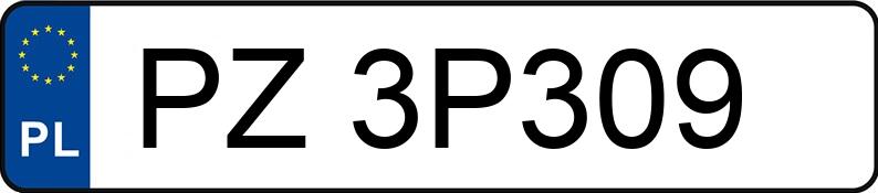 Numer rejestracyjny PZ 3P309 posiada TOYOTA TOYOTA YARIS - PZ3P309 Numer rejestracyjny PZ 3P309 posiada TOYOTA TOYOTA YARIS - PZ3P309