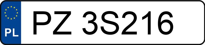 Numer rejestracyjny PZ 3S216 posiada AUDI A4 AVANT - PZ3S216 Numer rejestracyjny PZ 3S216 posiada AUDI A4 AVANT - PZ3S216