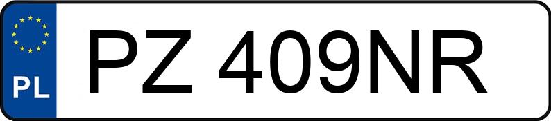 Numer rejestracyjny PZ 409NR posiada MERCEDES-BENZ A 140 Kat. MR`97 168 Avantgarde - PZ409NR