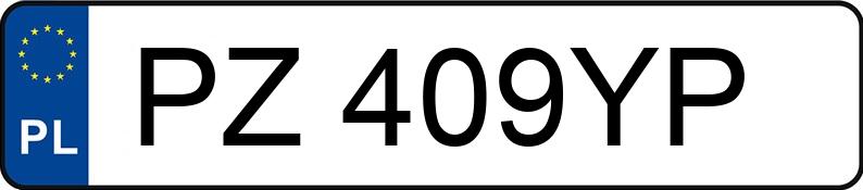 Numer rejestracyjny PZ 409YP posiada FORD S-MAX - PZ409YP Numer rejestracyjny PZ 409YP posiada FORD S-MAX - PZ409YP