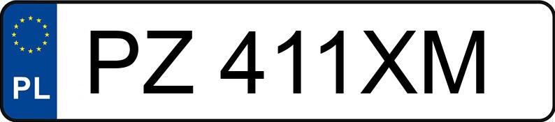 Numer rejestracyjny PZ 411XM posiada BMW 318D - PZ411XM Numer rejestracyjny PZ 411XM posiada BMW 318D - PZ411XM