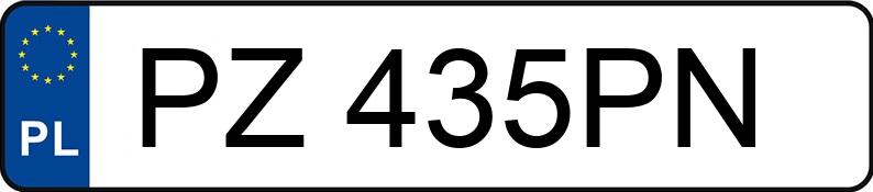 Numer rejestracyjny PZ435PN posiada MERCEDES-BENZ Citan 109 CDI MR`12 E5 2.2t Citan 109 CDI MR`12 E5 2.2t