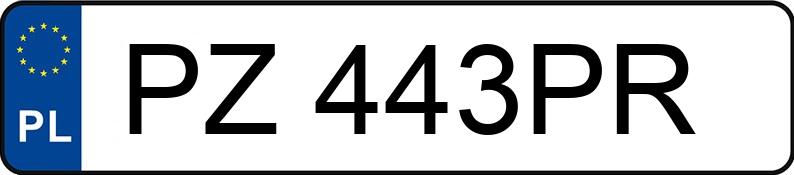 Numer rejestracyjny PZ 443PR posiada NISSAN JUKE - PZ443PR Numer rejestracyjny PZ 443PR posiada NISSAN JUKE - PZ443PR