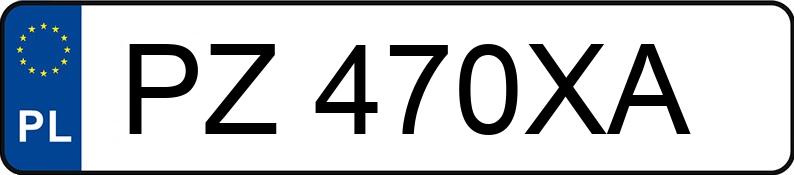 Numer rejestracyjny PZ 470XA posiada FIAT Grande Punto 1.4 MR`05 E4 Energy - PZ470XA