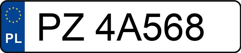 Numer rejestracyjny PZ 4A568 posiada MERCEDES-BENZ 1845 Actros MR`19 E6 18.0t 1845 LSnRL - PZ4A568