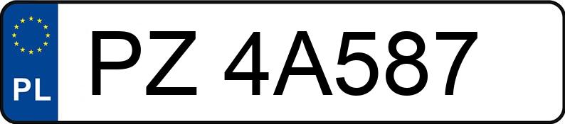 Numer rejestracyjny PZ 4A587 posiada SCANIA S460 N323 - PZ4A587