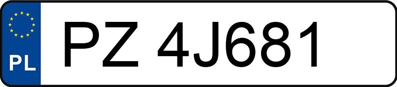 Numer rejestracyjny PZ 4J681 posiada BMW 318 Touring Diesel Kat. MR`01 E3 E46 318 Touring Diesel Kat. MR`01 E3 E46 - PZ4J681
